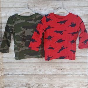 Old Navy Baby Boy Dino & Camo Shirts